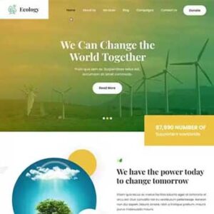 Çevre Doğa Ekoloji WordPress Web Sitesi Teması